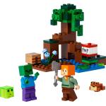 LEGO 21240 Minecraft Das Sumpfabenteuer, Konstruktionsspielzeug