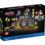 LEGO 21331 Ideas Sonic the Hedgehog - Green Hill Zone, Konstruktionsspielzeug Set mit Dr. Eggmann, Egg-Mobil und weiteren Figuren, Geschenkidee für Erwachsene