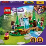 LEGO 41677 Friends Wasserfall im Wald, Konstruktionsspielzeug + LEGO 30416 Friends Marktbude, Konstruktionsspielzeug