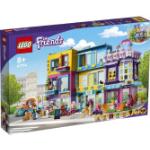 LEGO 41704 Friends Wohnblock in Heartlake City mit Friseursalon und Café, Konstruktionsspielzeug Mit 7 Minipuppen