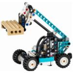 LEGO 42133 Technic 2-in-1 Teleskoplader, Konstruktionsspielzeug Gabelstapler und Abschleppwagen