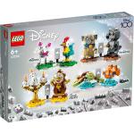 LEGO | Disney 43226 Disney Paare Spielzeug Set 100 Jahre Disney, 8 Figuren