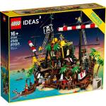Schwarze Lego Ideas Piraten & Piratenschiff Bausteine 