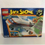 Graue Lego Jack Stone Flugzeug Spielzeuge aus Kunststoff 