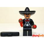LEGO LONE RANGER, Mexikaner IV mit Koffer, Western, Figur aus LEGO®-Teilen, MOC