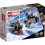 LEGO Marvel 76260 Black Widows & Captain Americas Motorräder Bausatz, Mehrfarbig