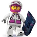Lego: Minifigures Series 3 Female Snowboarder Mini-Figure by LEGO