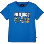 Blaue Lego Wear Ninjago Kinder T-Shirts Größe 134 