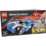 Lego Racers Blue Sprinter Rennwagen Auto Fahrzeug Rennen Action