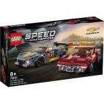 LEGO Speed Champions 76903 Chevrolet Corvette C8.R & 1968 Ch, braun