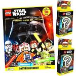 Lego Star Wars Karten Trading Cards Serie 4 - Die Macht Sammelkarten (2023) - 1 Sammelmappe + 2 Blister