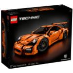 Orange Lego Technic Porsche 911 Klemmbausteine 