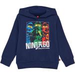 LEGO® wear Hoodie, Ninjago-Motiv, Baumwolle, für Kinder, blau, 104