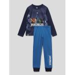 Marineblaue Lego Wear Kinderschlafanzüge & Kinderpyjamas aus Polyester für Jungen Größe 128 