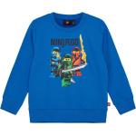 LEGO® wear Sweatshirt, Baumwolle, Print-Motiv, für Kinder, blau, 128