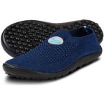 Blaue Leguano Leguanito Runde Slip-on Sneaker ohne Verschluss für Kinder 