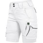 Weiße Cargo-Shorts mit Reflektoren für Damen Übergrößen 