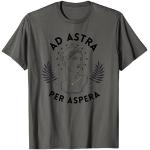 Leichte Academia Ästhetische Griechische Büste Ad Astra Per Aspera T-Shirt