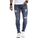 Reduzierte Dunkelblaue Leif Nelson Ripped Jeans & Zerrissene Jeans aus Denim für Herren Weite 33 für den für den Sommer 