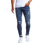 Reduzierte Blaue Leif Nelson Slim Fit Jeans aus Denim für Herren Weite 29 für den für den Sommer 