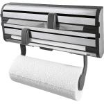 Silberne Leifheit Küchenrollenhalter & Küchenpapierhalter  aus Stahl mit Wandhalterung 