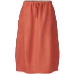 Orange Waschbär Nachhaltige Leinenröcke aus Leinen für Damen Größe L 