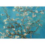 Reduzierte Blaue Asiatische BRICOFLOR Blumenleinwandbilder mit Ländermotiv 