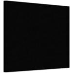 Leinwand in schwarz, bemalbare Premiumqualität, aufgespannt auf Galerie Keilrahmen - Echtholz - Quadrat-Format - 50x50 cm - 330g/m² - fertig gerahmt, 7 Farben verfügbar