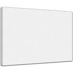 Leinwand in weiß, bemalbare Premiumqualität, aufgespannt auf Galerie Keilrahmen - Echtholz - 20x100 cm - 360g/m² - fertig gerahmt, 6 Farben verfügbar