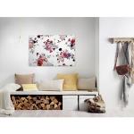 Reduzierte Rosa Landhausstil AS Creation Rechteckige Leinwandbilder matt aus Holz Querformat 60x90 