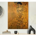 Goldene Jugendstil Adele Leinwandbilder aus Holz 
