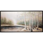 Braune Gilde Leinwandbilder aus Birkenholz 