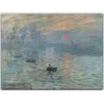 Impressionistische Claude Monet Sonnenaufgang Bilder 60x80 