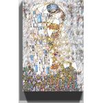 Reduzierte Blaue Gustav Klimt Leinwanddrucke 16x24 
