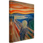 Expressionistische Edvard Munch Leinwandbilder aus Holz 