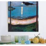 Expressionistische Edvard Munch Leinwandbilder aus Holz 