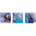 Die Eiskönigin Leinwandbilder 30x30 3-teilig 
