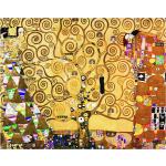 Reduzierte Gelbe Gustav Klimt Leinwandbilder 