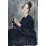 Leinwandbild Portrait von Dédie von Amedeo Modigliani