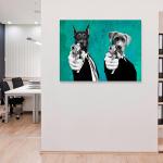 Leinwandbild Reservoir Dogs (Pop Version) von Vizlab