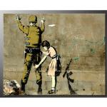 Schwarze Zeitgenössische Banksy Leinwanddrucke 