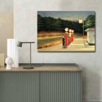 Edward Hopper Leinwandbilder aus Leder 
