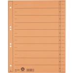 Orange Leitz Kartonregister & Papierregister DIN A4 aus Pappe 100-teilig 