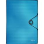 (10.65 EUR / Stück) Leitz Fächermappe Solid 4579-10-30 A4 mit 6 Fächern 6-teilig blanko Kunststoff hellblau