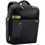 LEITZ Laptop-Rucksack Complete 15.6" Smart Traveller Kunstfaser schwarz bis 39,6 cm (15,6 Zoll)