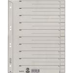 Graue Leitz Kartonregister & Papierregister DIN A4 aus Pappe 