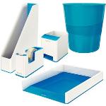 Blaue Moderne Leitz WOW Schreibtisch Sets 