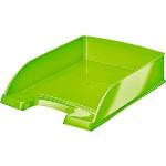 Grüne Leitz WOW Ablagekörbe & Briefkörbe DIN A4 aus Kunststoff stapelbar 