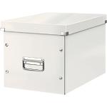 Reduzierte Weiße Moderne Leitz WOW Click & Store Ovale Boxen & Aufbewahrungsboxen mit Tragegriffen 