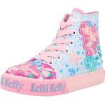 Reduzierte Hellblaue Lelli Kelly High Top Sneaker & Sneaker Boots mit Reißverschluss aus Textil für Kinder Größe 34 